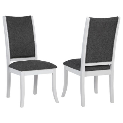 Judd Upholstered Dining Side Chair Pearl White (Set of 2) product image