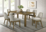 Castlewood 7-piece 71-inch Rectangular Dining Set Brown Oak product image