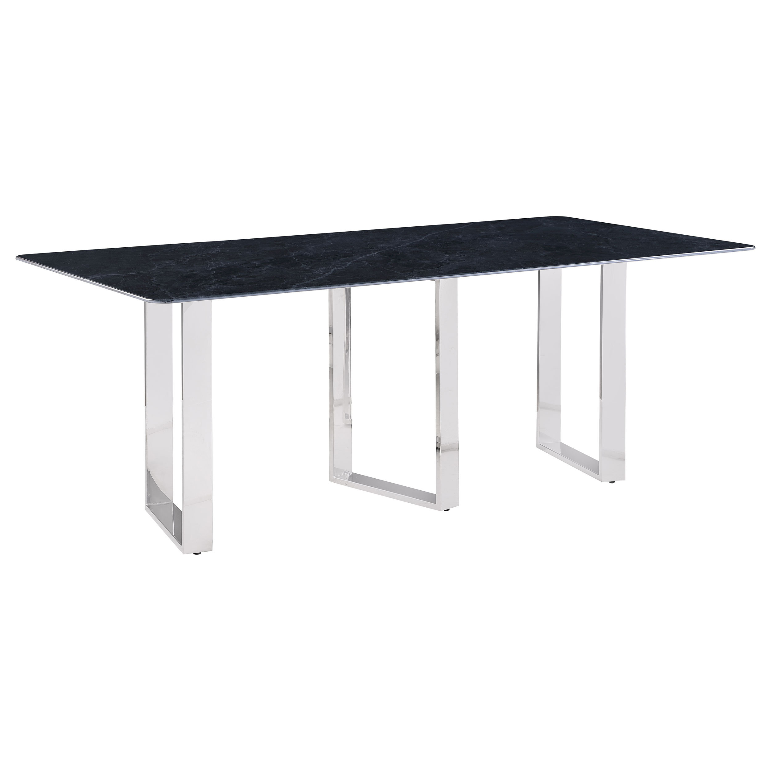 Desden 79-inch Rectangular Sintered Stone Dining Table Grey Desden 79-inch Rectangular Sintered Stone Dining Table Grey product image