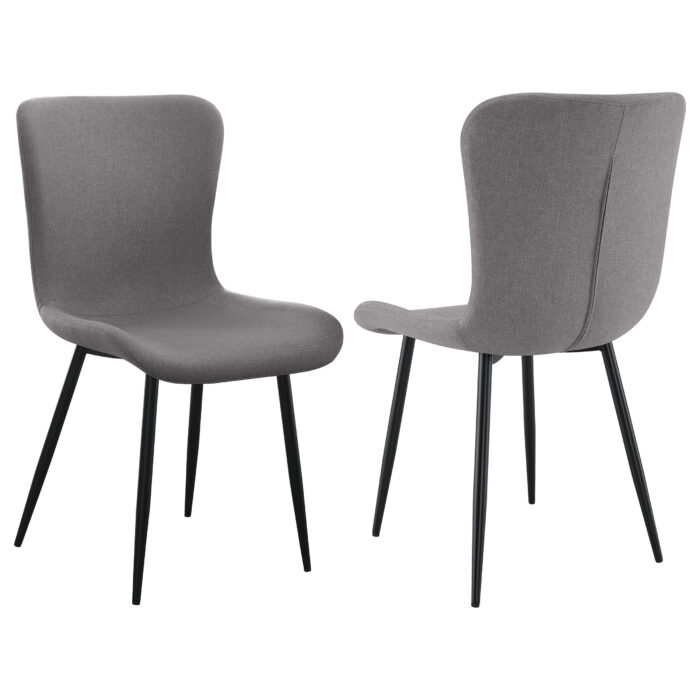 Horizon Upholstered Dining Side Chair Warm Grey (Set of 2) product image