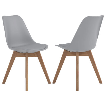 Caballo Polypropylene Dining Side Chair Grey (Set of 2) product image