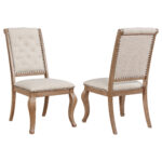 Brockway Upholstered Dining Chair Barley Brown (Set of 2) product image