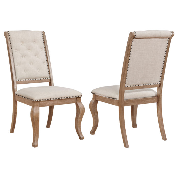 Brockway Upholstered Dining Chair Barley Brown (Set of 2) product image
