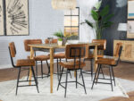 Partridge 7-piece Counter Dining Set Sheesham and Camel product image