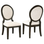 Twyla Oval Back Dining Side Chair Dark Cocoa (Set of 2) product image