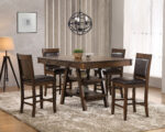 Dewey 5-piece Rectangular Dining Table Set Walnut product image