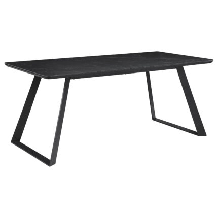 Smith Rectangular 71-inch Ceramic Top Dining Table Black product image