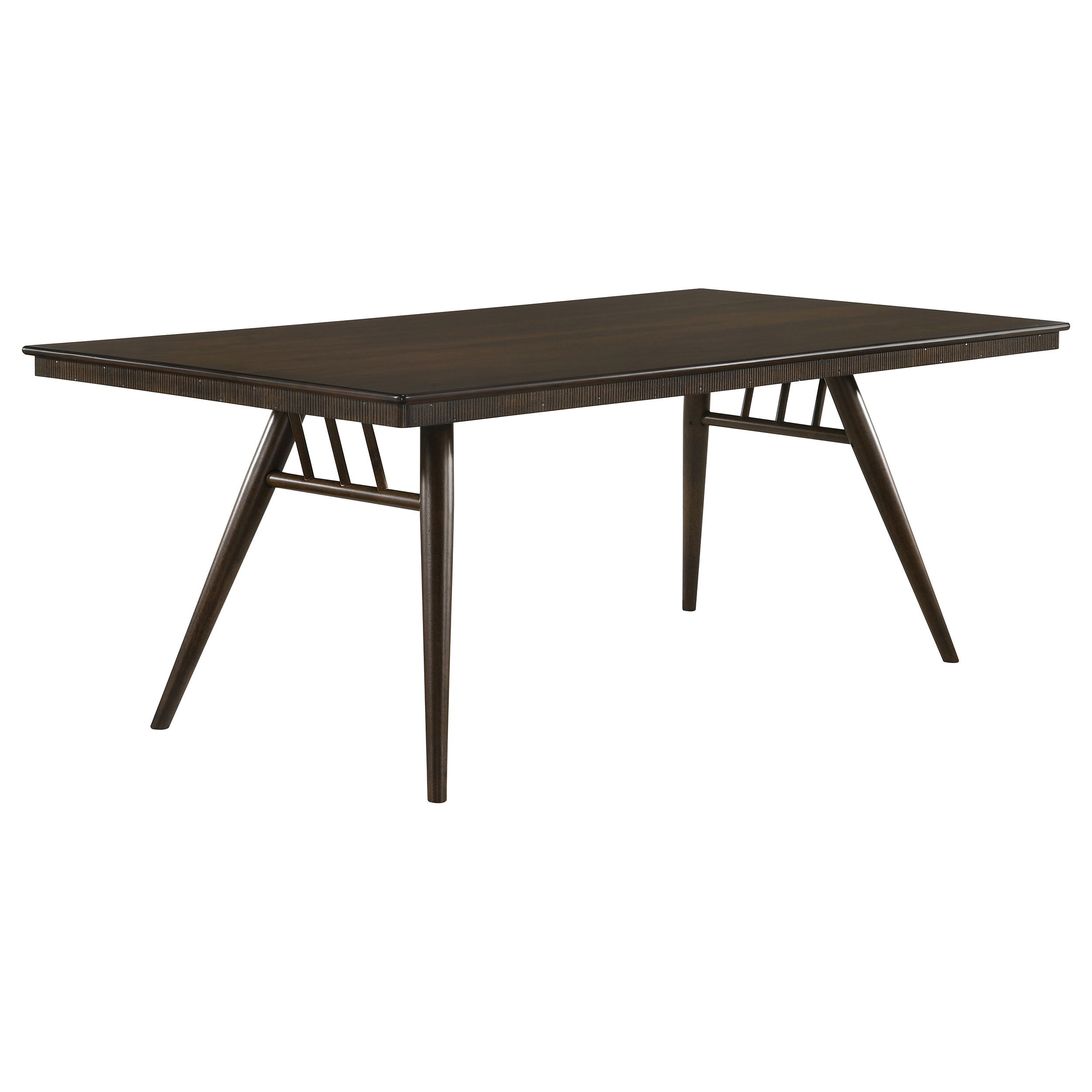 Wes Rectangular 80-inch Wood Dining Table Dark Walnut Wes Rectangular 80-inch Wood Dining Table Dark Walnut product image