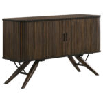 Wes 2-door Sideboard Buffet Storage Cabinet Dark Walnut product image