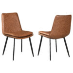 Ortega Upholstered Dining Side Chair Coffee (Set of 2) product image