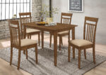 Robles 5-piece Rectangular Dining Table Set Chestnut product image