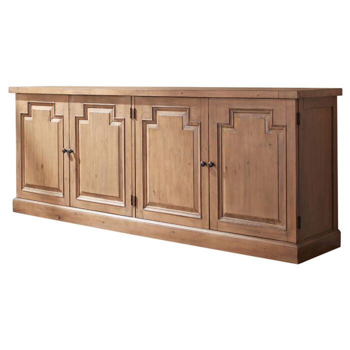 Florence 4-door Dining Sideboard Buffet Cabinet Rustic Honey product image