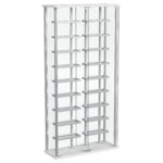 Montara Tempered Glass Wine Storage LED Curio Cabinet Chrome product image