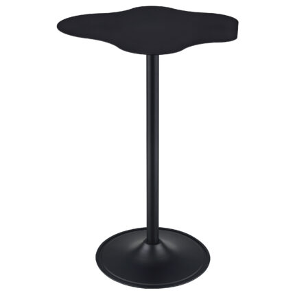 Keanu Curved 29-inch Cloud-Shaped Bistro Bar Table Black product image