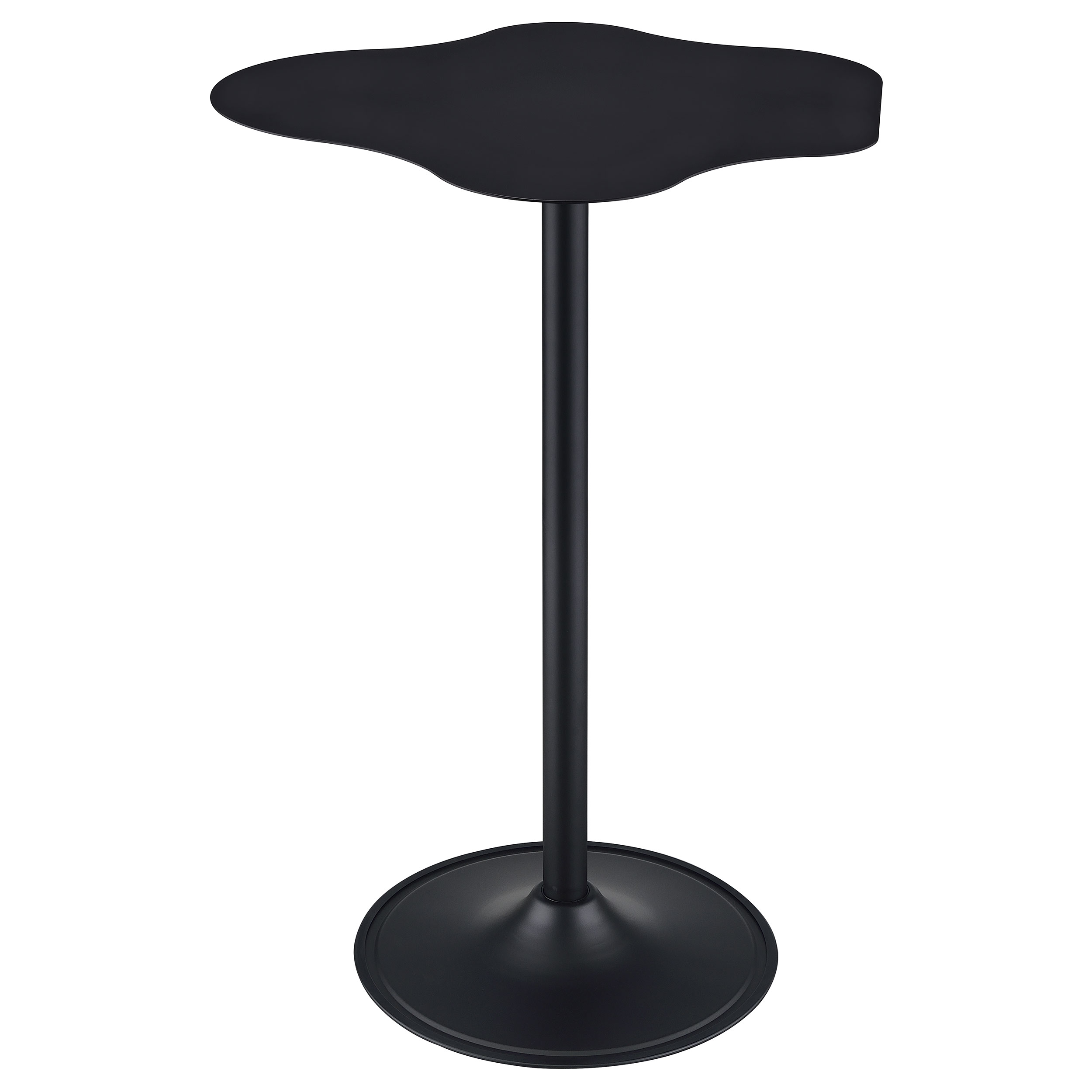Keanu Curved 29-inch Cloud-Shaped Bistro Bar Table Black Keanu Curved 29-inch Cloud-Shaped Bistro Bar Table Black product image
