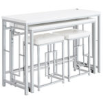 Jackson 4-piece Multipurpose Counter Height Table Set White product image