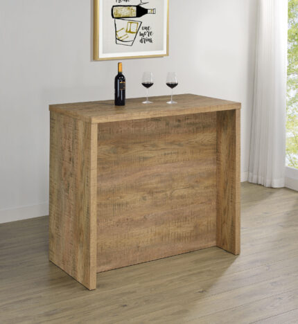 Topanga Engineered Wood Freestanding Home Bar Mango product image