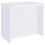 Topanga Engineered Wood Freestanding Home Bar White product image