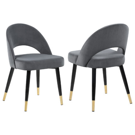 Lindsey Upholstered Dining Side Chair Grey (Set of 2) product image