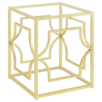 Starlight Square Metal Dining Table Base Brass product image