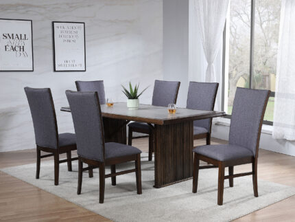 Sherwood 7-piece Rectangular Dining Table Set Brown product image