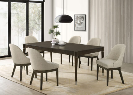 Reseda 7-piece Rectangular Dining Set Ash Brown product image