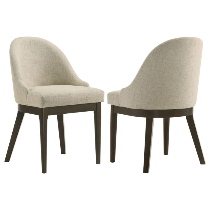 Reseda Upholstered Dining Side Chair Beige (Set of 2) product image