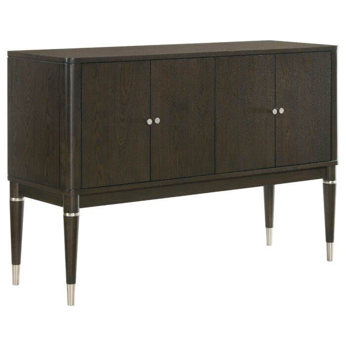 Reseda 4-door Dining Sideboard Server with Shelves Ash Brown product image