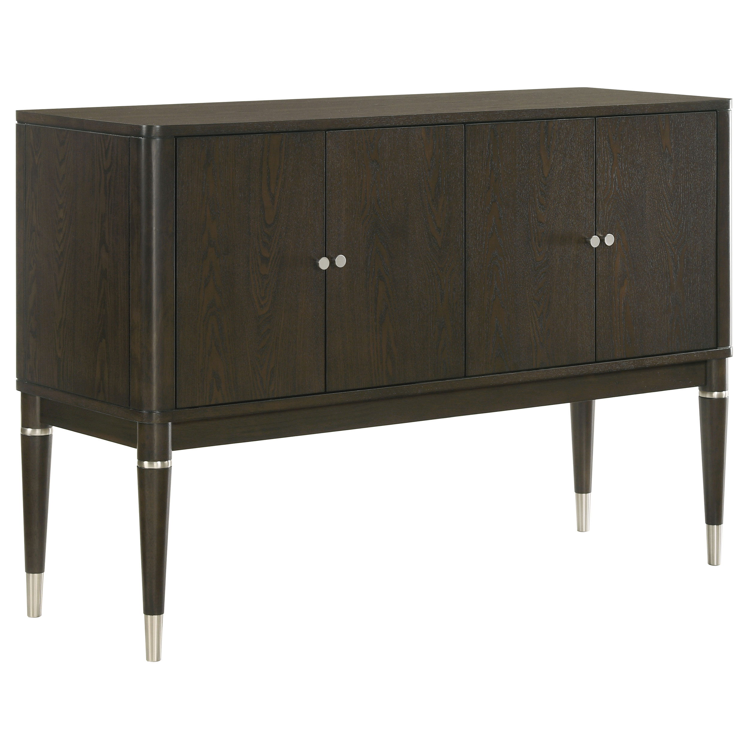 Reseda 4-door Dining Sideboard Server with Shelves Ash Brown Reseda 4-door Dining Sideboard Server with Shelves Ash Brown product image