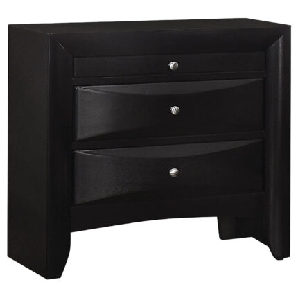 Briana 2-drawer Nightstand Black product image