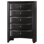 Briana 5-drawer Bedroom Chest Black product image