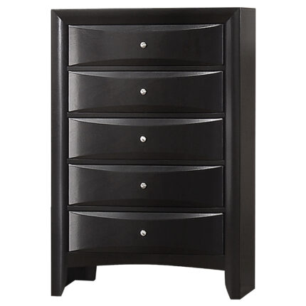 Briana 5-drawer Bedroom Chest Black product image