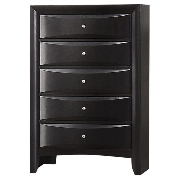 Briana 5-drawer Bedroom Chest Black product image