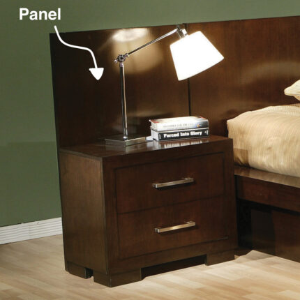 Jessica Wood Bed Panels Cappuccino product image