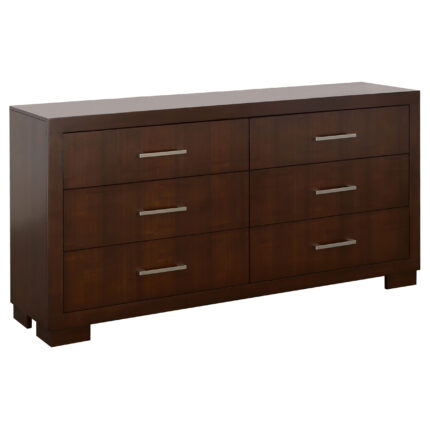 Jessica 6-drawer Dresser Cappuccino product image