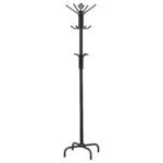 Collier 12 Hook Freestanding Coat Rack Hat Hanger Black product image