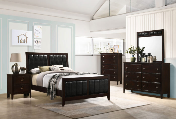 Carlton 4-piece Full Bedroom Set Cappuccino product image