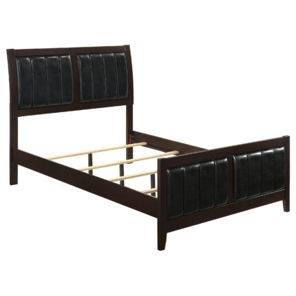 Carlton Wood Queen Panel Bed Cappuccino product image