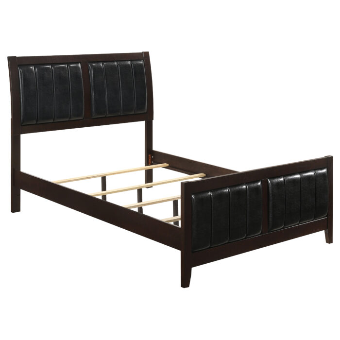 Carlton Wood Queen Panel Bed Cappuccino product image