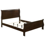 Louis Philippe Wood Full Sleigh Bed Cappuccino product image