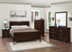 Louis Philippe 5-piece Queen Bedroom Set Cappuccino product image