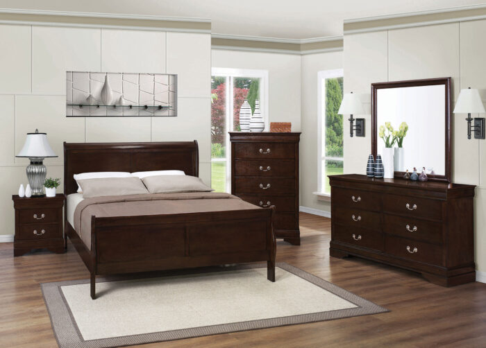 Louis Philippe 5-piece Queen Bedroom Set Cappuccino product image