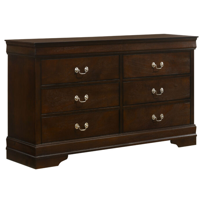 Louis Philippe 6-drawer Dresser Cappuccino product image