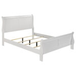 Louis Philippe 47-inch Queen Sleigh Panel Bed White product image