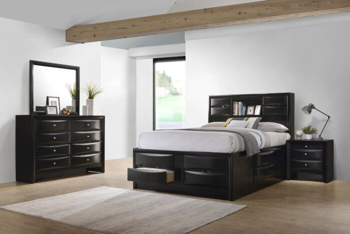 Briana 4-piece Eastern King Bedroom Set Black product image