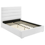 Felicity 53-inch Upholstered Full Platform Bed White product image