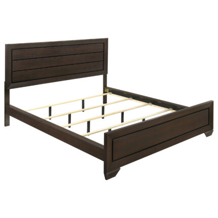 Kauffman Wood California King Panel Bed Dark Cocoa product image
