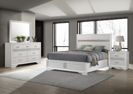 Miranda 4-piece Full Bedroom Set White product image