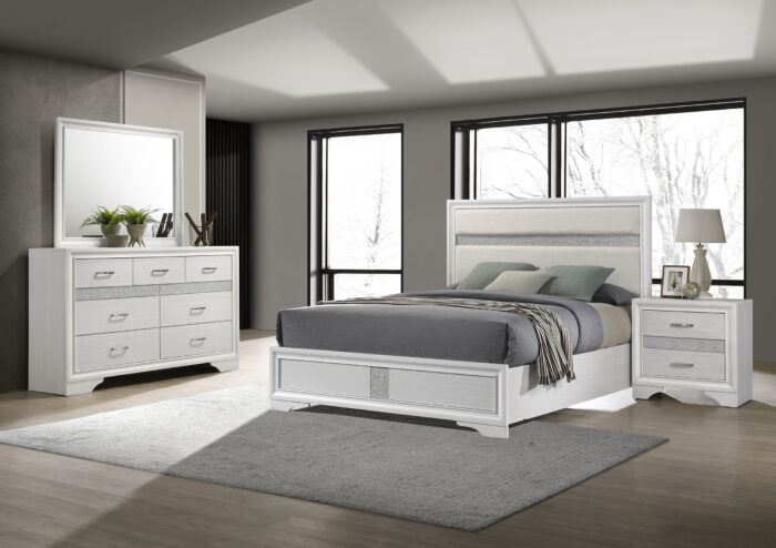Miranda 4-piece Eastern King Bedroom Set White product image