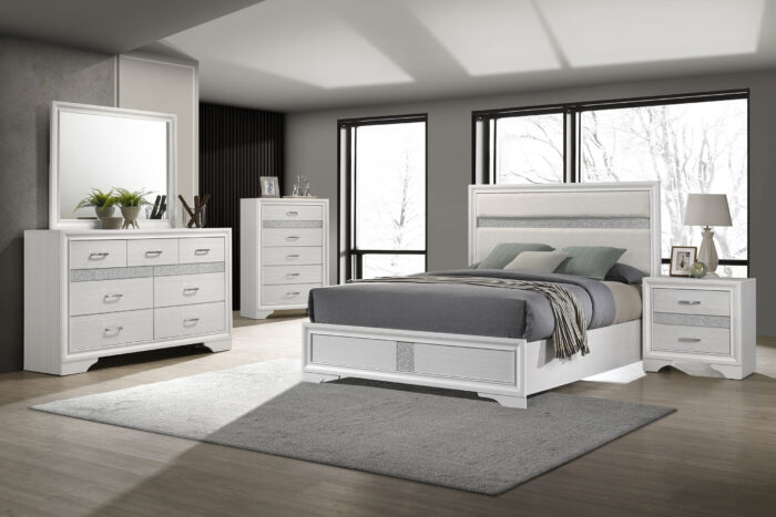 Miranda 4-piece Queen Bedroom Set White product image
